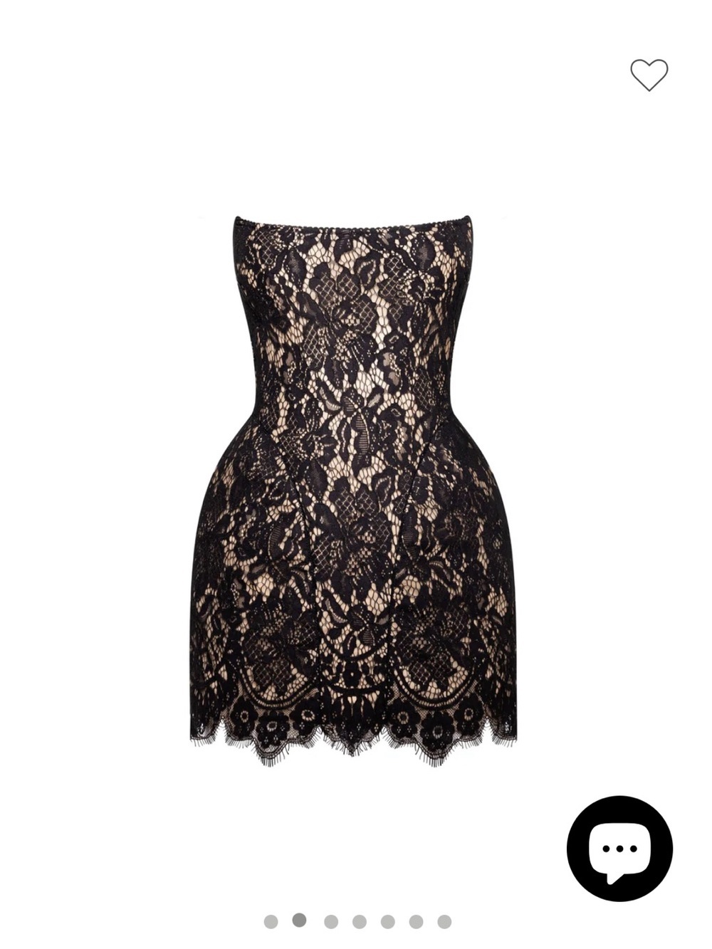 Milla Classic Black Corset Mini Dress